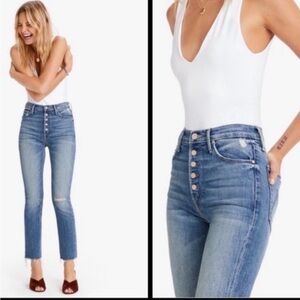 MOTHER The Pixie Dazzler Ankle Fray